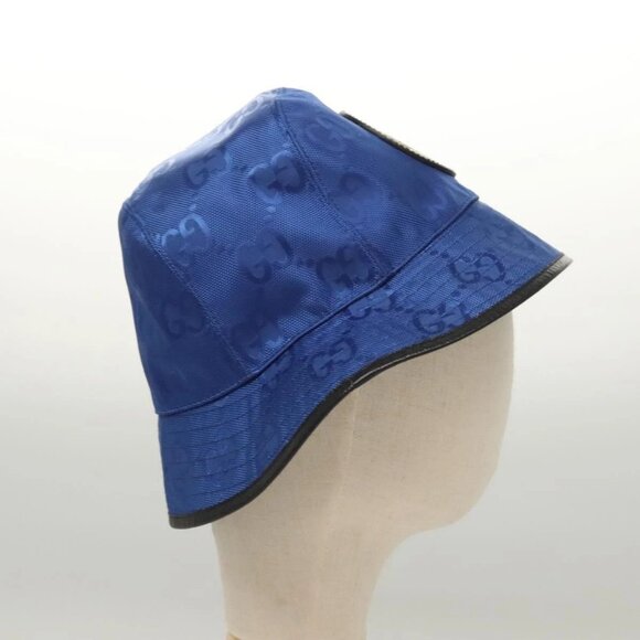 GUCCI GG Canvas Off The Grid Bucket Hat M Blue - Picture 5 of 16
